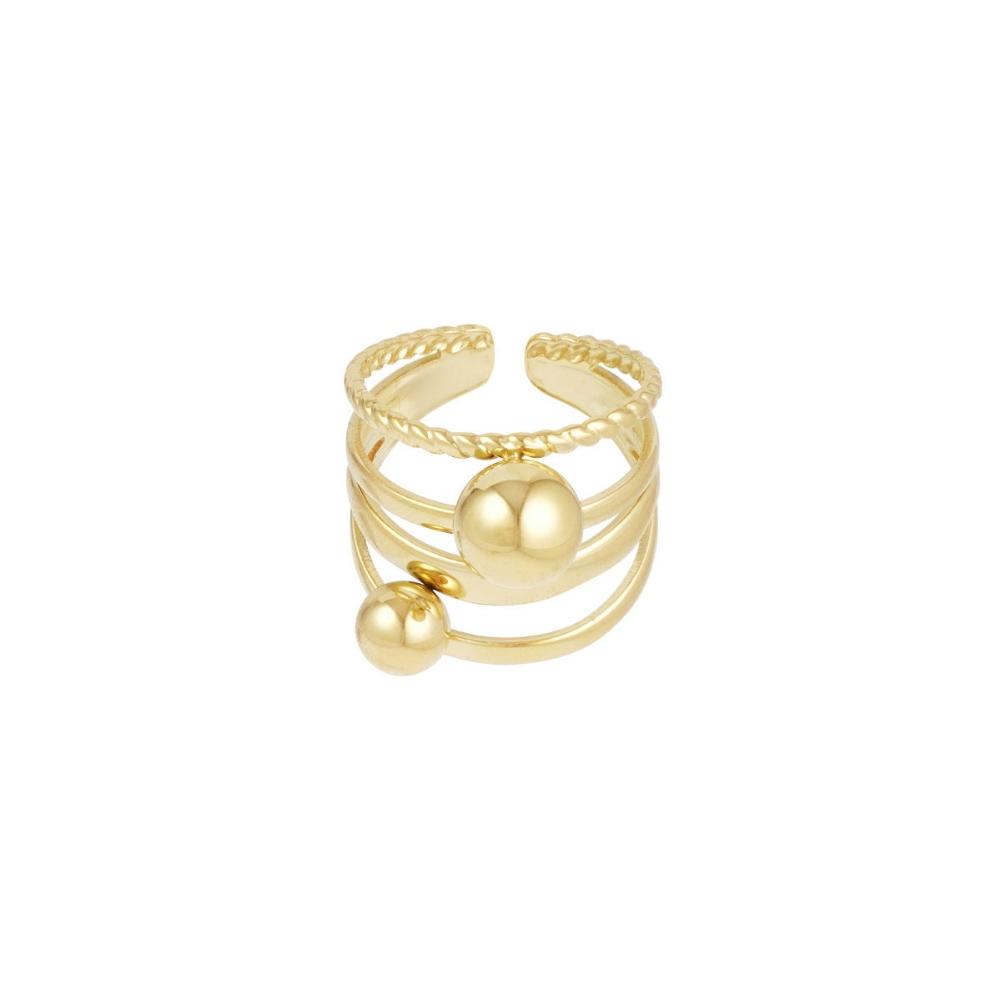 Gestapelde Ring