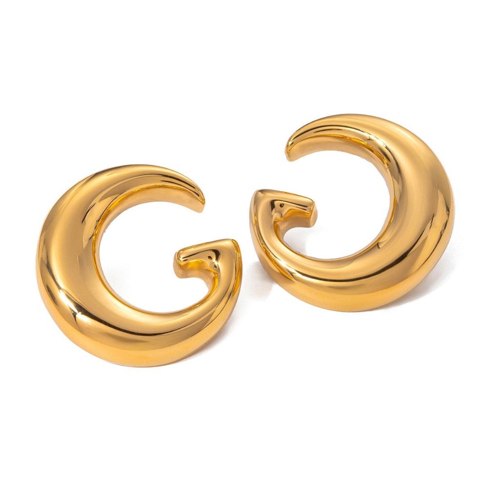 G Oorbellen 18K Verguld