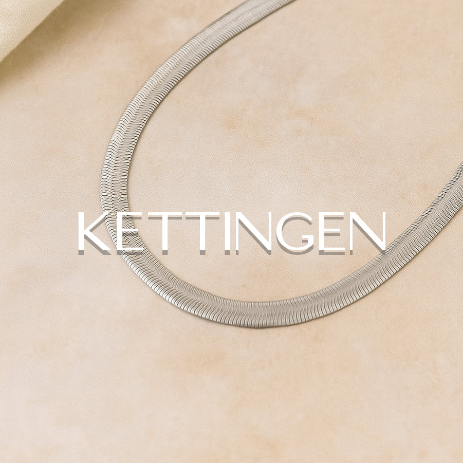 Luxe betaalbare sieraden ketting collectie van Yeza Zaci - 18 karaat verguld en staal