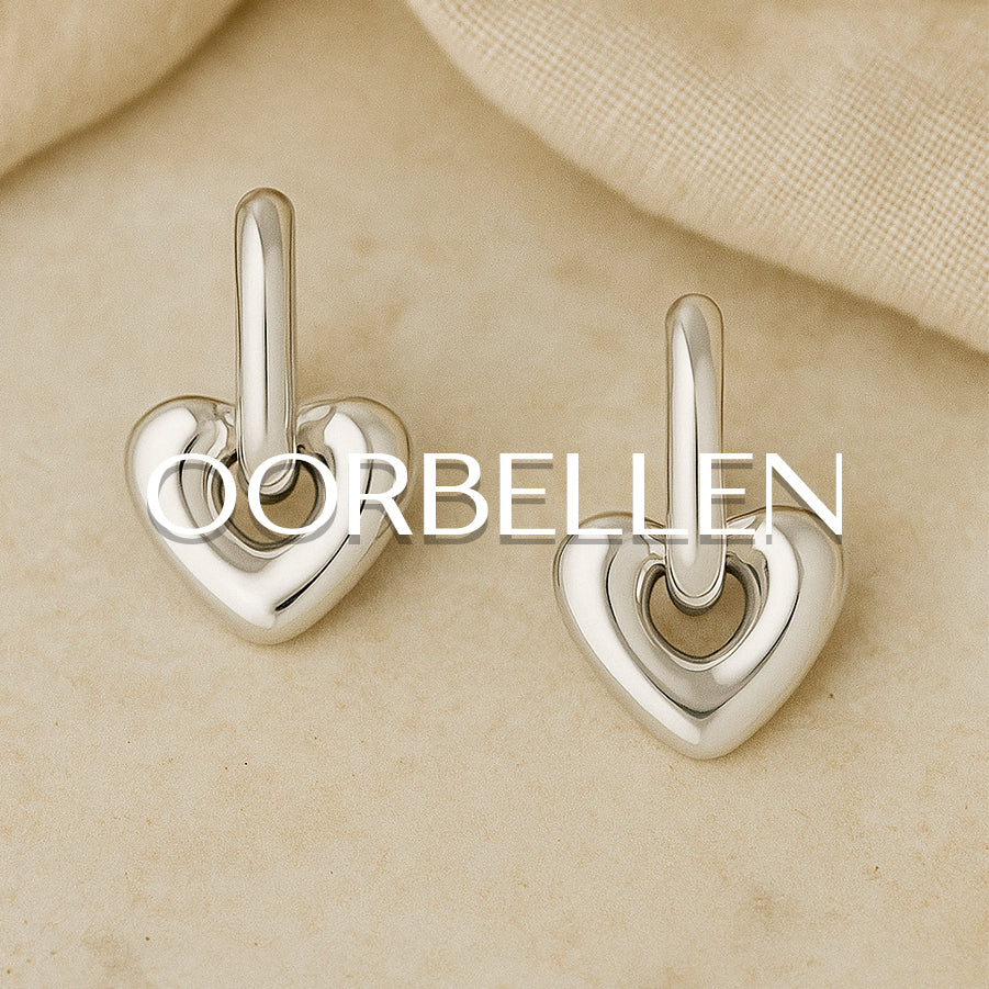 Yeza Zaci sieraden oorbellen collectie van roestvij staal in zilver en goud