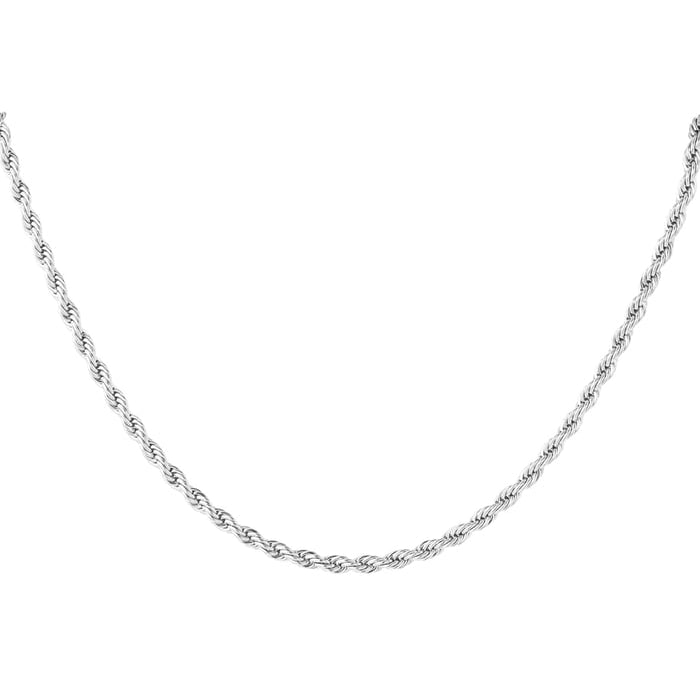 Stainless Steel Ketting Dames - Twisted