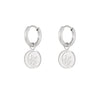 Stainless Steel Oorbellen Dames - Maan Ster