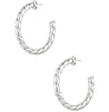 Stainless Steel Oorbellen Dames - Twisted