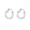 Stainless Steel Oorbellen Dames - Basic Hart