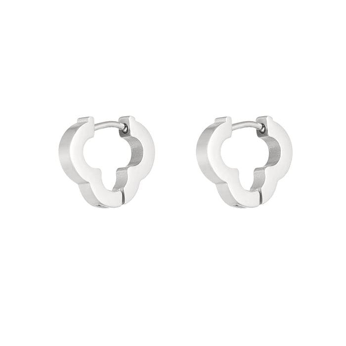 Stainless Steel Oorbellen Dames - Klaver