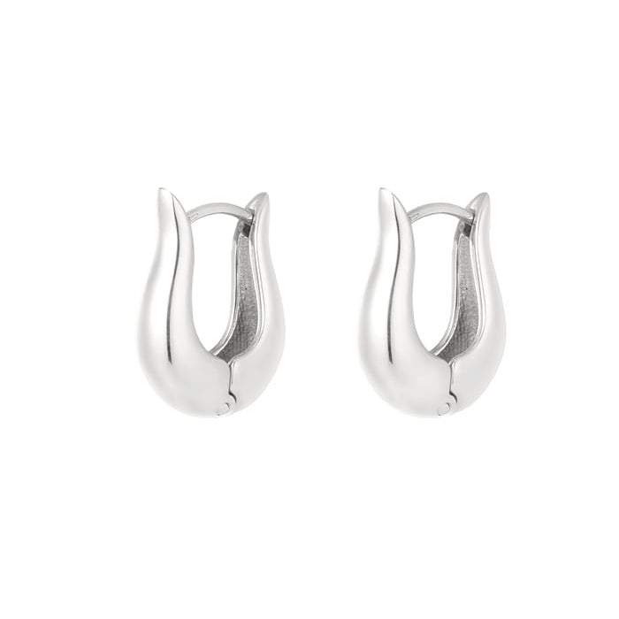 Stainless Steel Oorbellen Dames - Basic Clip