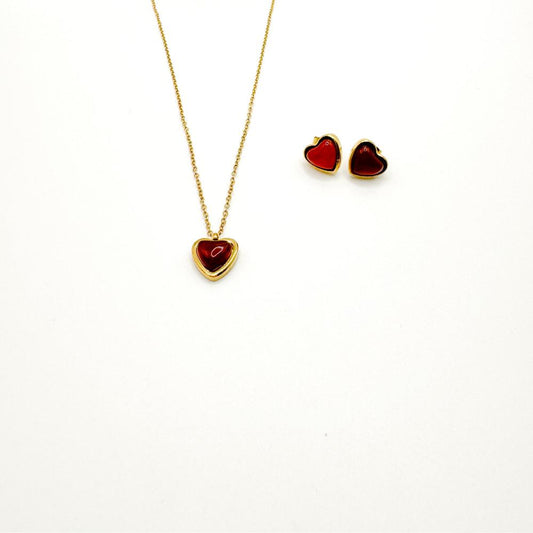 Rood Hart Set