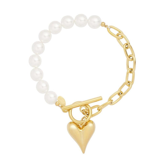 Gouden love armband