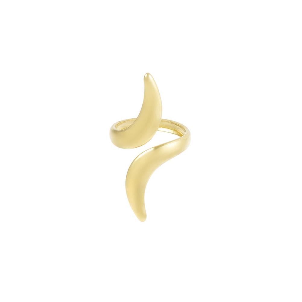 Gouden swirl ring