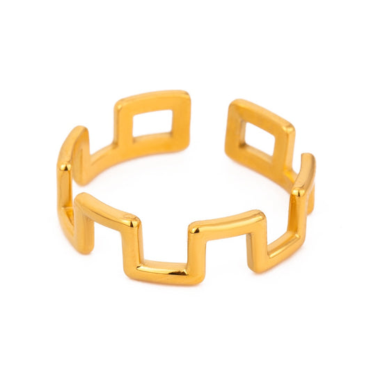 18k Vergulde ring